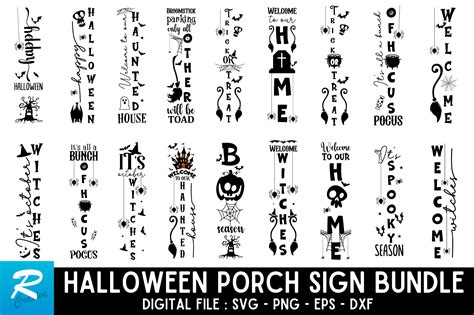 Halloween Porch Sign Svg Bundle By Regulrcrative Thehungryjpeg