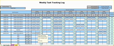 8 Time Management Spreadsheet Sample Excel Templates