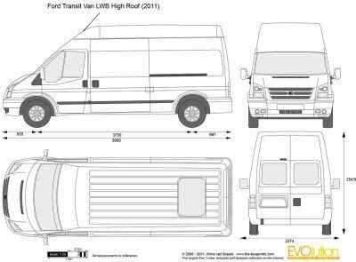 The Blueprints Van Is Shown In This Drawing