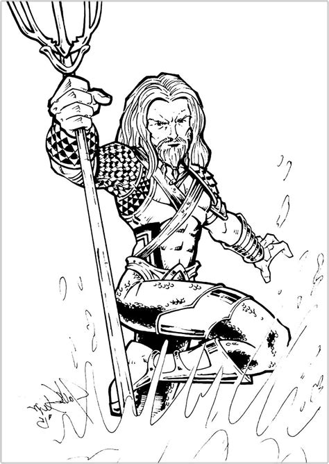 Desenhos De Aquaman Para Colorir Wonder Day