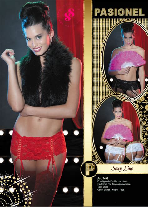 Portaligas De Puntilla Con Cintas Sexy Line Pasionel Sexfun Sex Shop