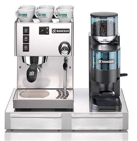 Rancilio Silvia Espresso Machine And Rocky Grinder