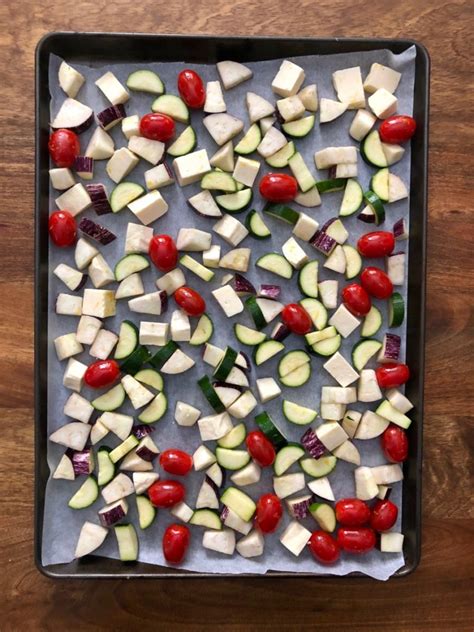 Roasted Halloumi Vegetable And Farro Bowl How To Eat