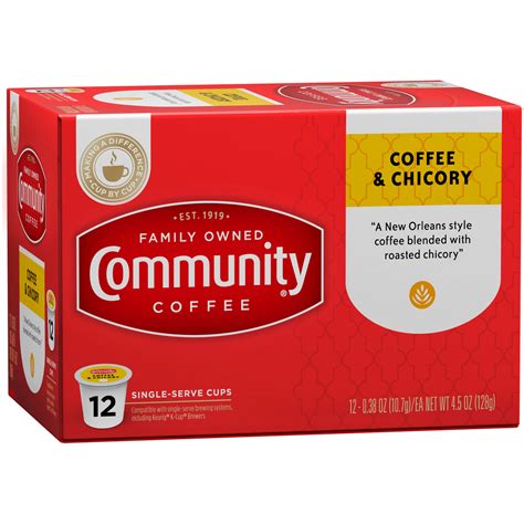 Community Coffee Coffee And Chicory Single Serve Coffee K Cups Shop