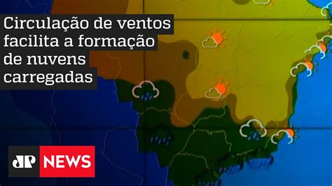 Risco De Chuva Forte Em áreas Do Sudeste Centro Oeste E Norte Youtube