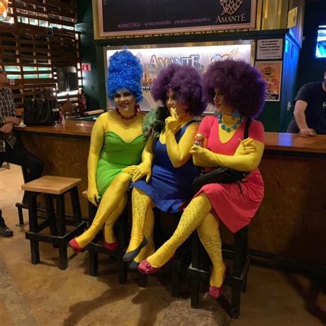 Marge Simpson Patty And Selma Bouvier In 2024 Simpsons Costumes