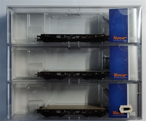 Roco H0 66185 Modeltrein Goederenwagonset 1 Zwaarlastwagens