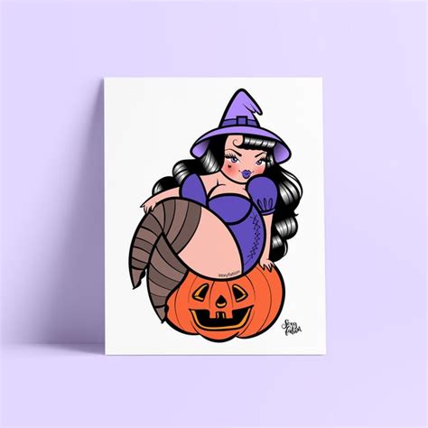 Halloween Pin Up Etsy