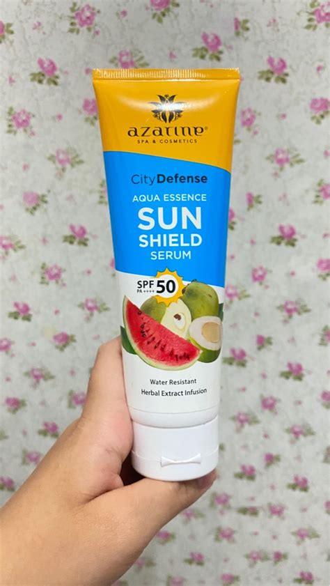 Sunscreen Azarine Sun Shield Serum SPF 50 PA On Carousell