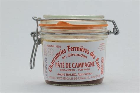 Pâté de campagne pur porc fermier André BALEZ