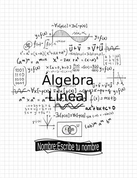 Portada De Lgebra Lineal By Sarahvi Study Sarahvi Study Udocz