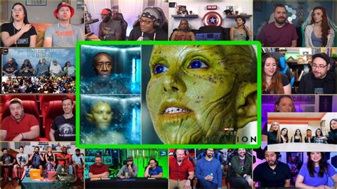 Youtubers React To Rhodey As A Skrull Secret Invasion Ep 4 Rhodey Skrull Reveal Reaction