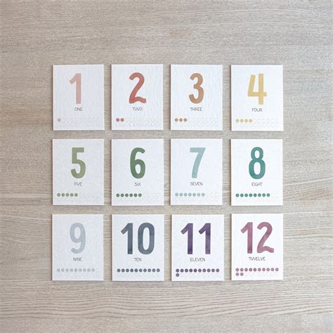 Count to 20 Numbers Flashcards, Learning Numbers, Printable Counting ...