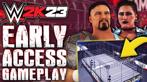 Wwe K Early Access Hands On Gameplay First Impressions Youtube