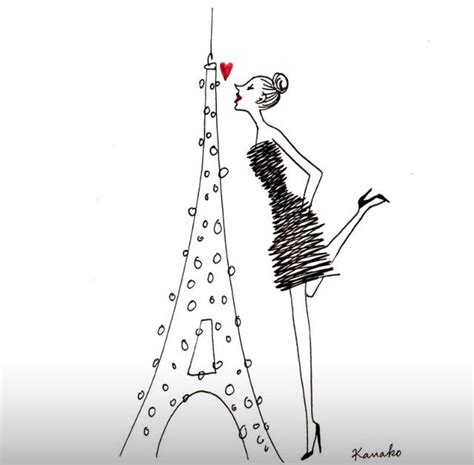 Pingl Par Paty Tann Sur Oh La La Illustration Parisienne Image