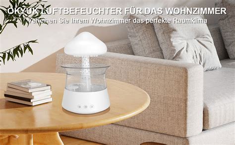 Okyuk Luftbefeuchter Raumbefeuchter Humidifier Ml Luftbefeuchter