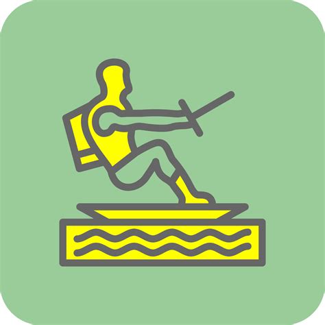 Water Skiing Vector Icon Design 21005541 Vector Art at Vecteezy