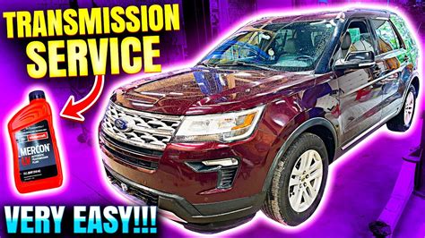 Ford Explorer Transmission Service Youtube