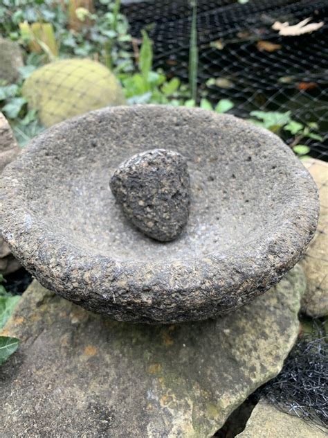 Molcajete Mortar And Pestle Mexican Handmade With Lava Stone Msa