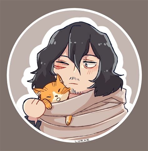 Pin De Rчuu En Aizawa Shouta Eraserhead Chibi Aizawa Shouta Heroe