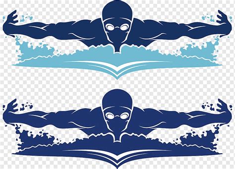 Swimming Butterfly Stroke Illustration Swim Match Illustration Sport