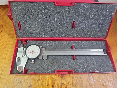 Starrett A Dial Caliper Stainless Hardened W Case Made In Usa