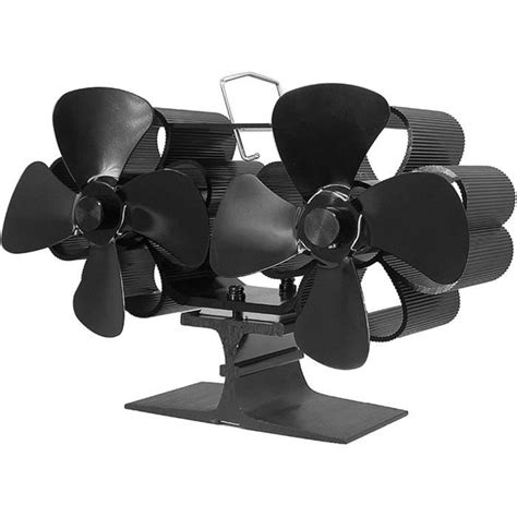 ORTUH Ventilateur de cheminée à 8 pales Double moteur Ventilateur