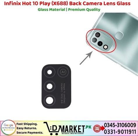 Infinix Hot Play X Back Camera Lens Glass Replacement