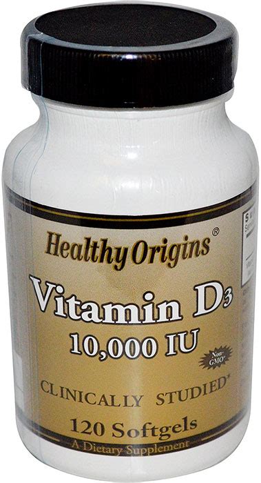 Healthy Origins Vitamin D Iu Softgels