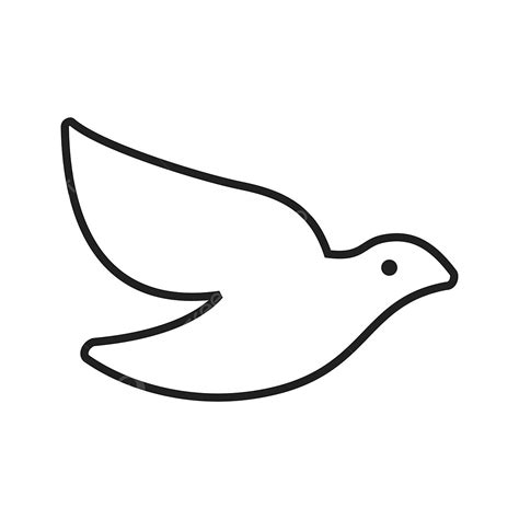 Dove Clipart Transparent Png Hd Dove Line Icon Line Icons Dove Icons