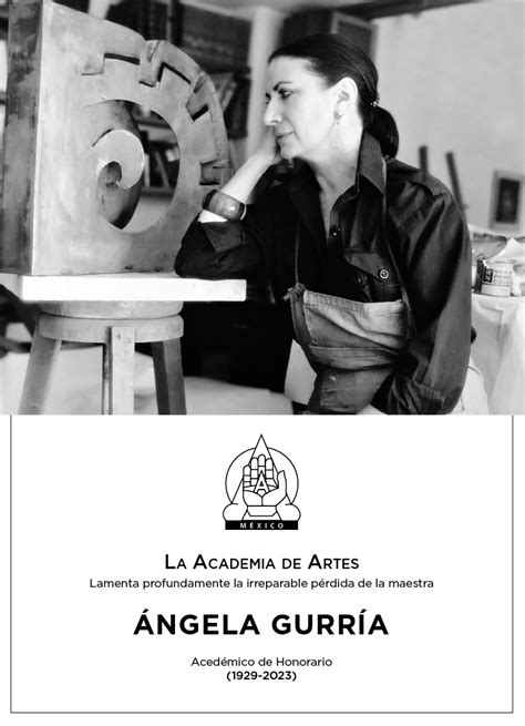 Fallecimiento Ángela Gurría Portal de la Academia de Artes