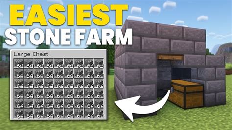 Minecraft Easiest Cobblestone Farm 1 20 YouTube