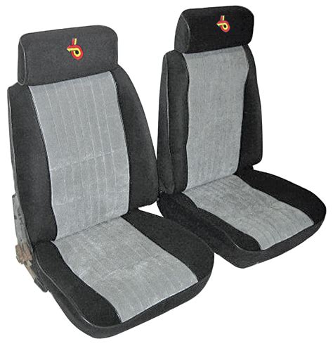 Seat Upholstery1985 87 Grand National Front Buckets Blackgray Cloth Pui