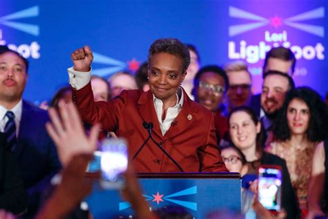 Chicago Mayor Lori Lightfoot Elected Citys First Black Female Leader