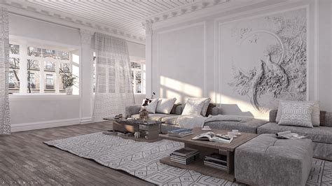 ROMAN CLASSIC LIVING ROOM on Behance