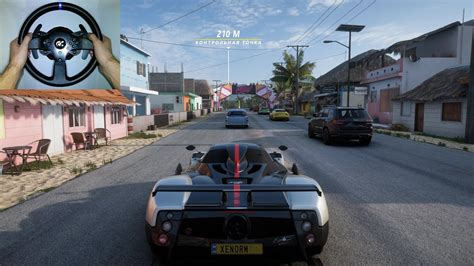 Pagani Zonda Cinque Roadster Goliath Race Forza Horizon 5 Thrustmaster