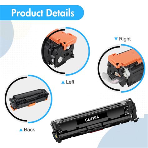 305x 305a Toner Cartridge 4 Pack Replacement For Hp 305a 305x Ce410x Ce411a Ce412a Ce413a For