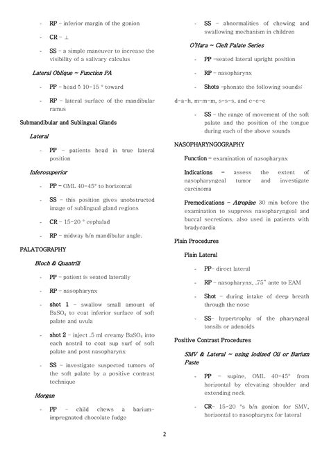 Solution Radiology Radiographic Special Procedures Studypool