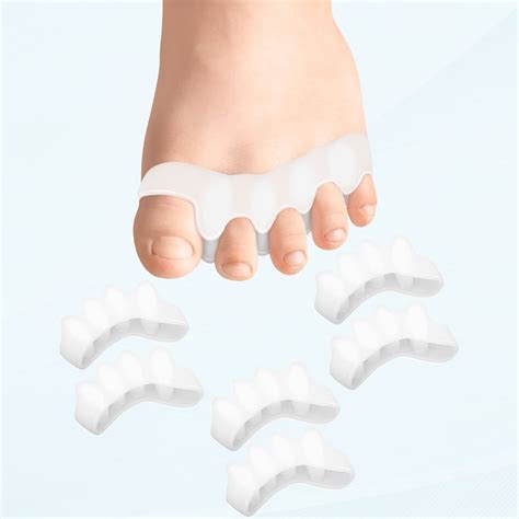 Soft Toe Spacer For Correct Toe Alignment 3 Pairs Gel Toe Separator