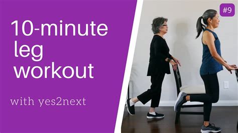 Minute Leg Workout For Seniors And Beginners Lower Body Strength