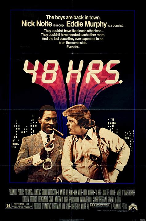 48 Hours Original 1982 U.S. One Sheet Movie Poster - Posteritati Movie ...