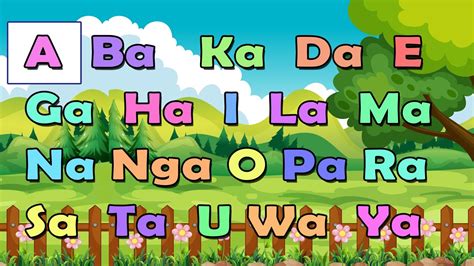 Alpabetong Pilipino Abakada Patinig At Katinig Unang Hakbang Sa Pagbasa Youtube