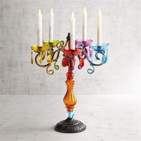 Pier 1 Imports Multicolored Candelabra Candle Holder Candle Holders Creative Candles Candles