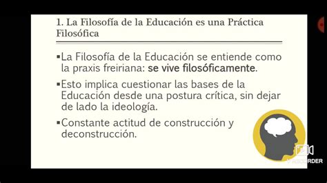 Filosofía de la Educación Algunas perspectivas actuales YouTube