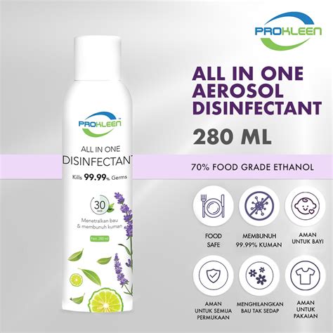 Jual PROKLEEN All In One Air Disinfectant Spray Aerosol Disinfektan