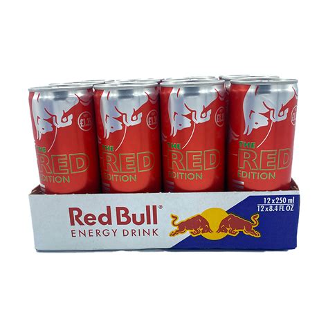 Case Price Red Bull The Red Edition Watermelon 12 X 250ml Approved Food