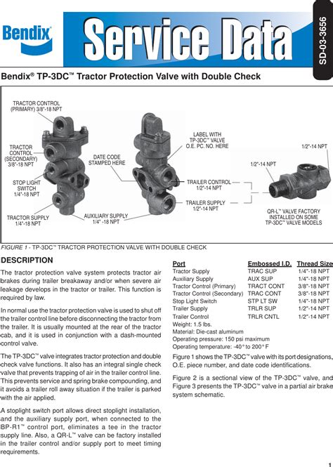 Bendix Sd 03 3656 Users Manual 3656g