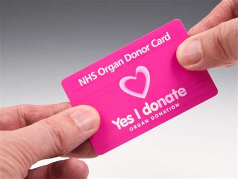 The Organ Donor Card - NHS Organ Donation