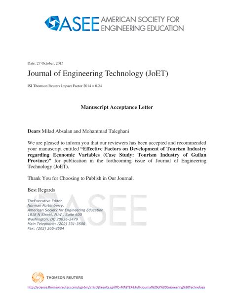 Pdf Manuscript Acceptance Letter