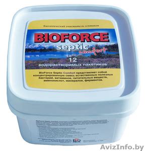 BIOFORCE Septic Comfort БИОЛОГИЧЕСКИЙ ОЧИСТИТЕЛЬ СЕПТИКОВ в Минске ...